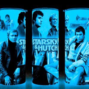 Glow in the Dark Starsky and Hutch 70s TV Show Cup Mug Tumbler